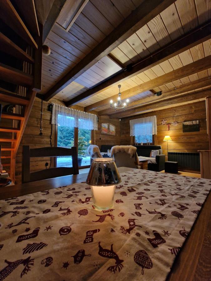 Domki Brenna Lesnica Chatka Ze Spa ภายนอก รูปภาพ