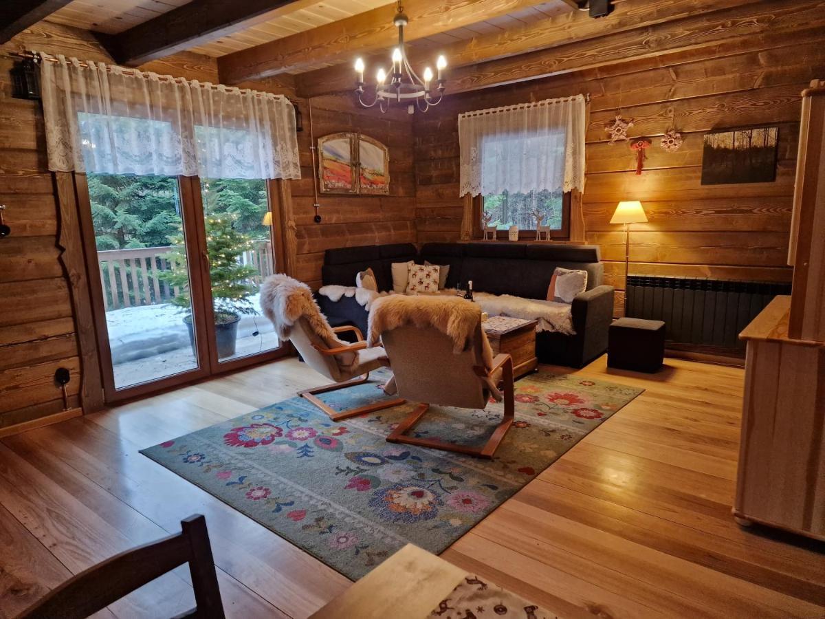 Domki Brenna Lesnica Chatka Ze Spa ภายนอก รูปภาพ
